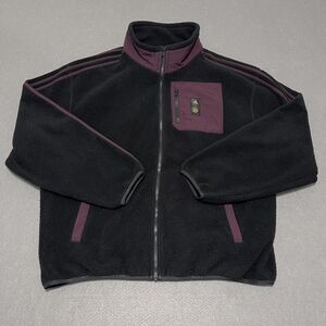 adidas Jacket Mens XL Black Germany National Team Lifestyler Fleece Full Zip